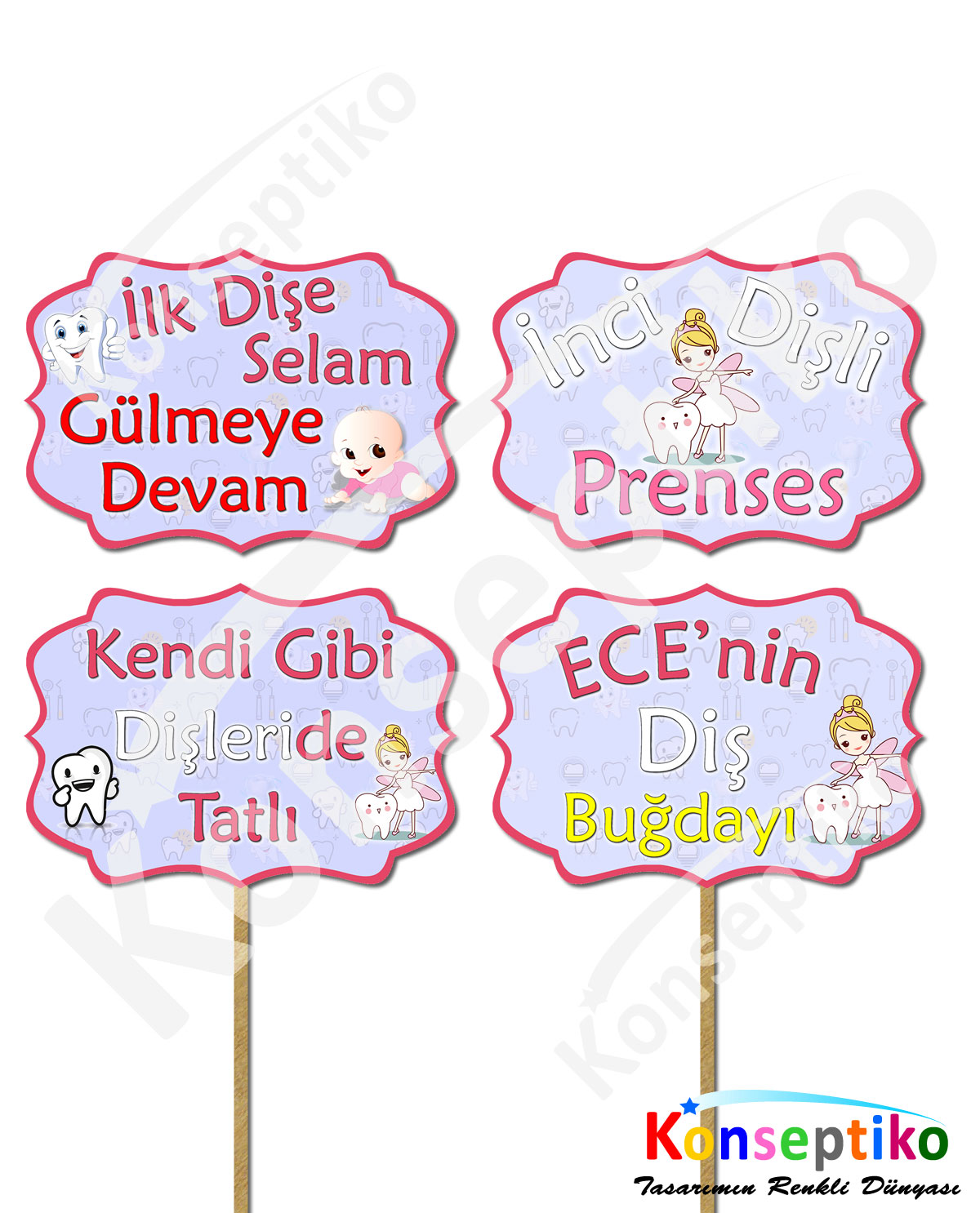 Diş Perili (Kız) - Konuşma Balonları2