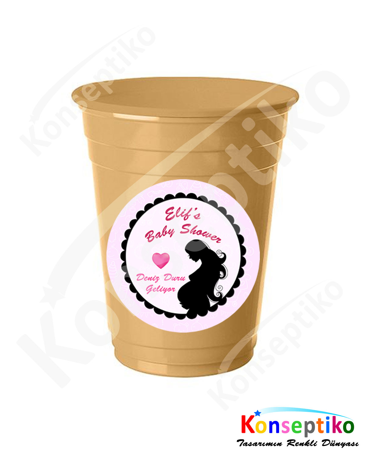 Baby Shower - Bardak Etiketi 20'li
