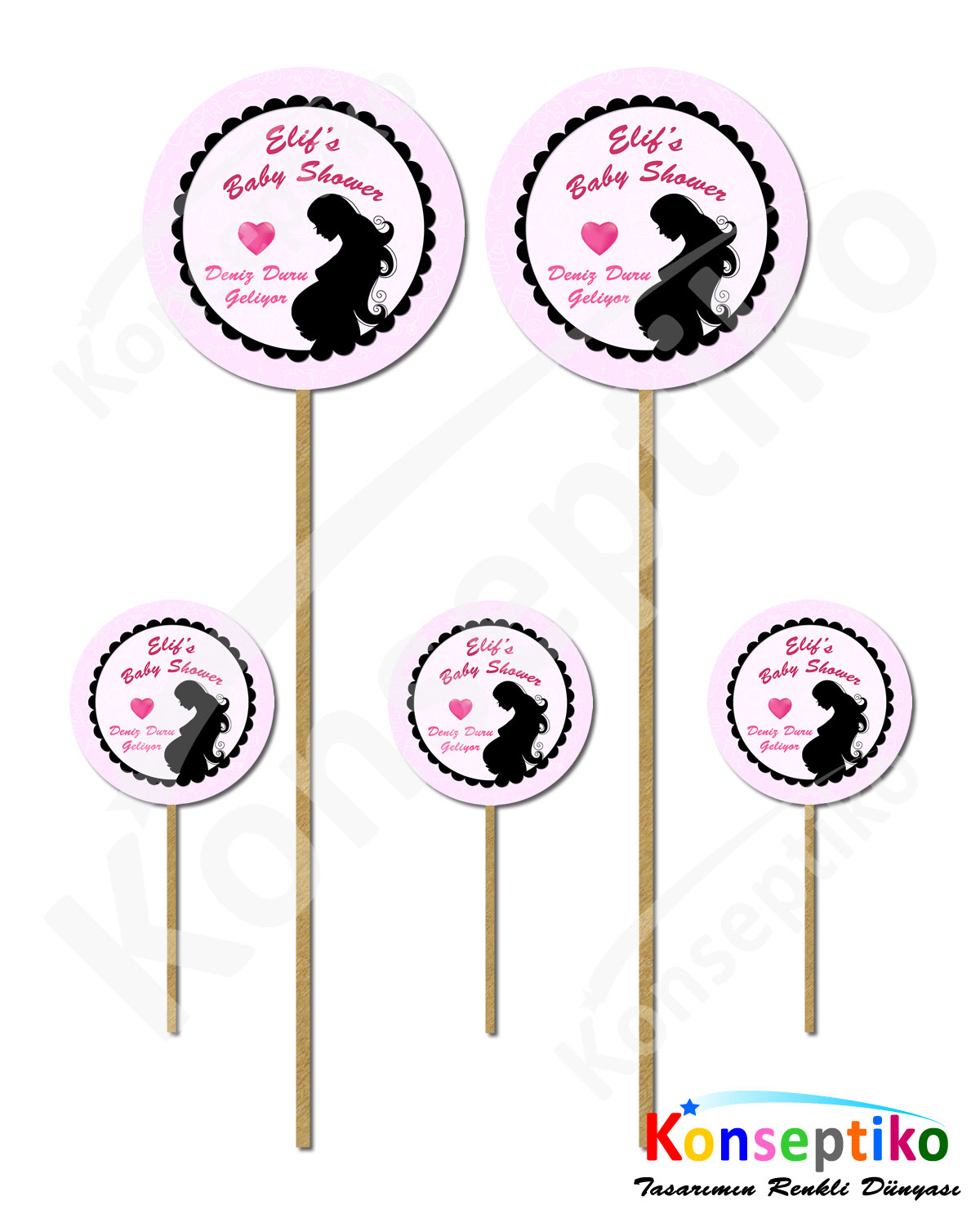 Baby Shower - Kürdan Süs 20'li