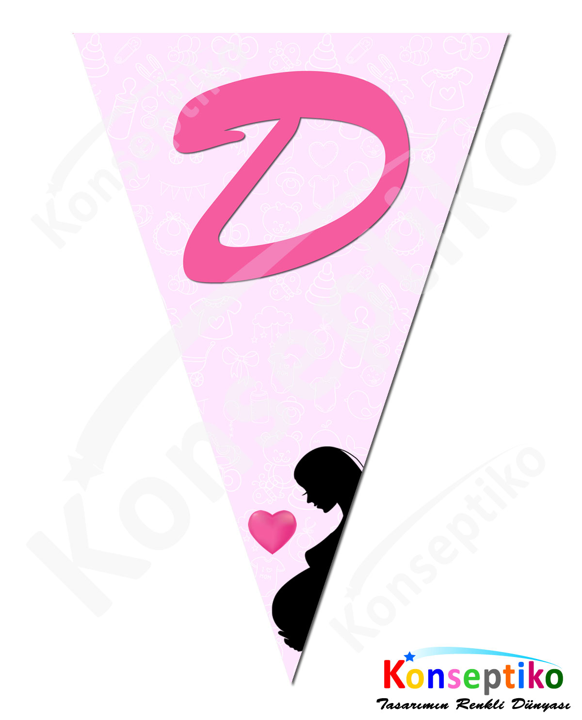 Baby Shower - Harf (Banner)