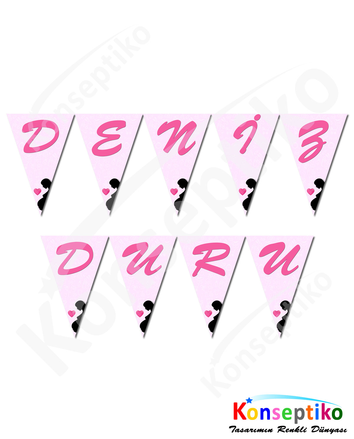 Baby Shower - Harf (Banner)2