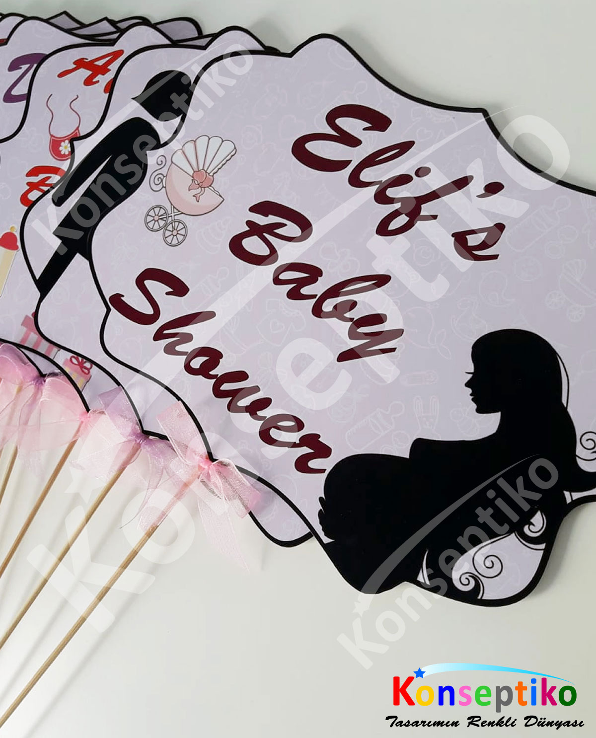 Baby Shower - Konuşma Balonları3