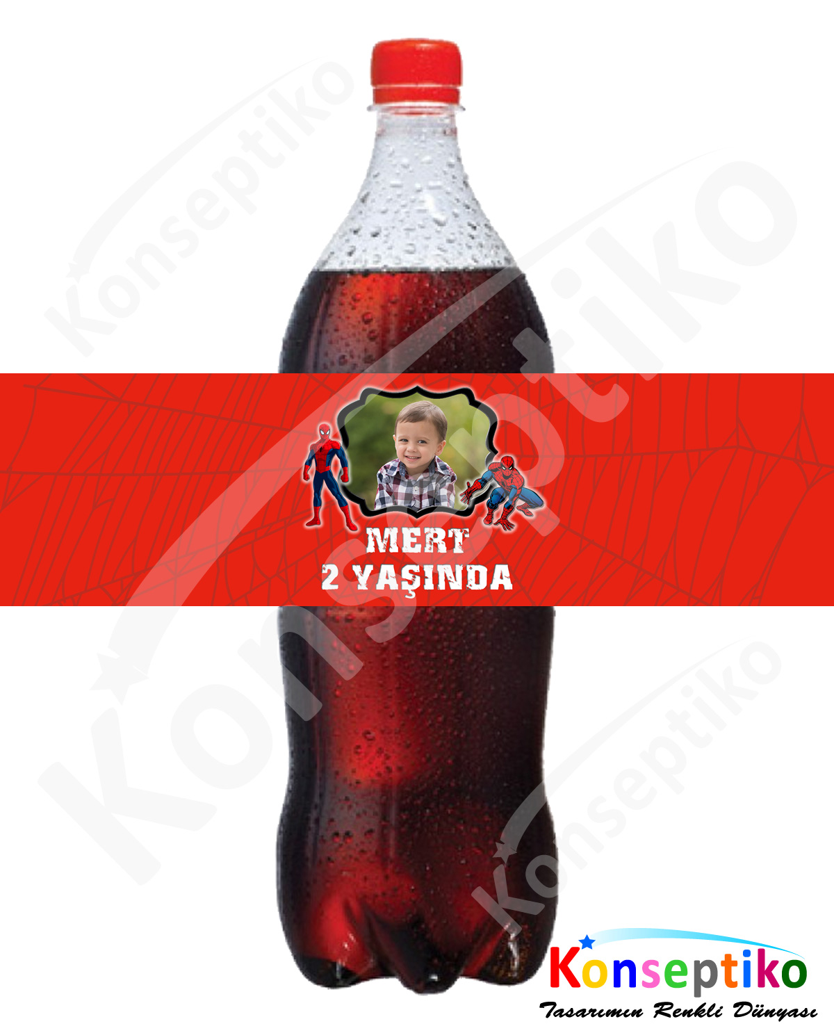 Örümcek Adam - İçecek Etiketi