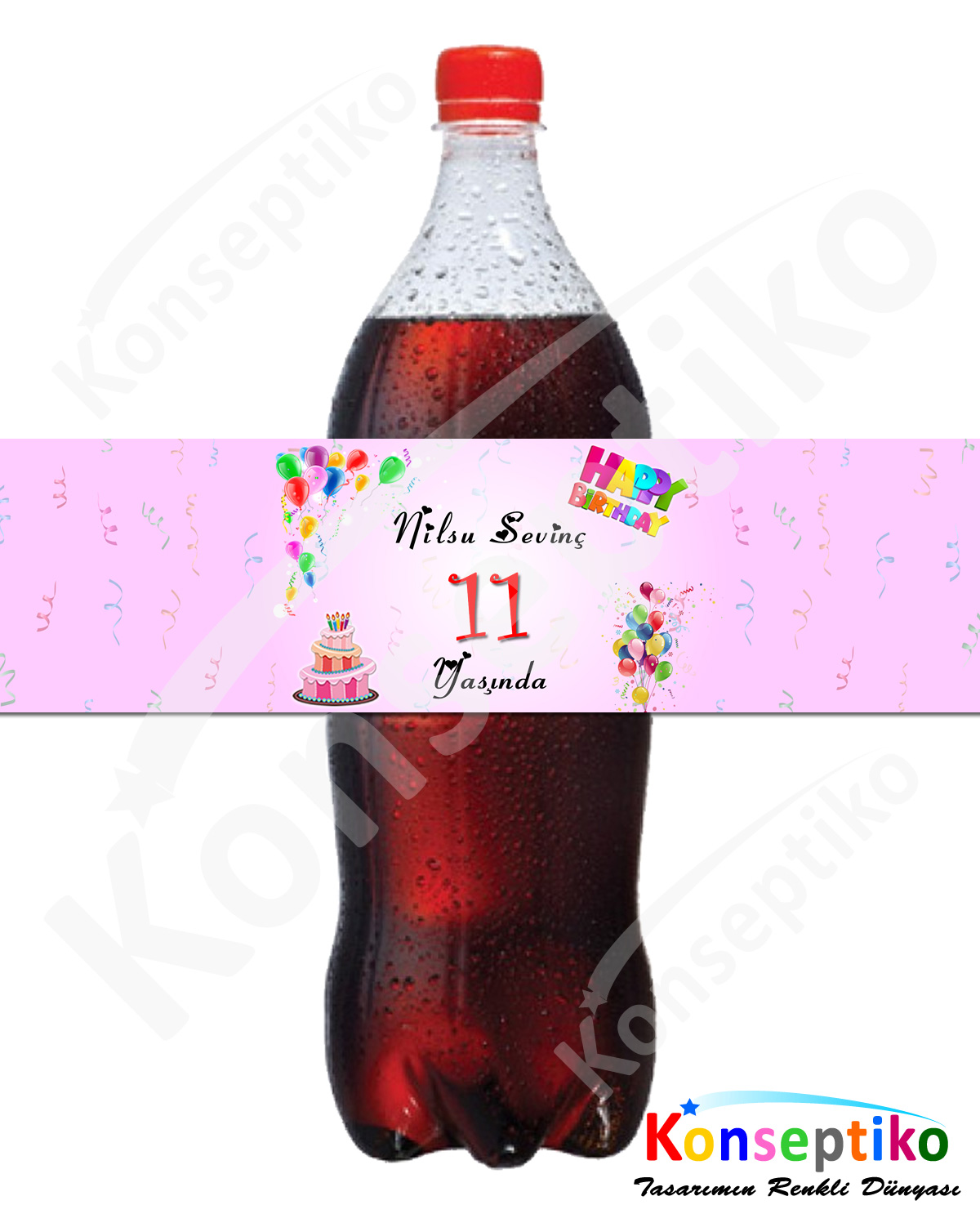 Happy Birthday - İçecek Etiketi