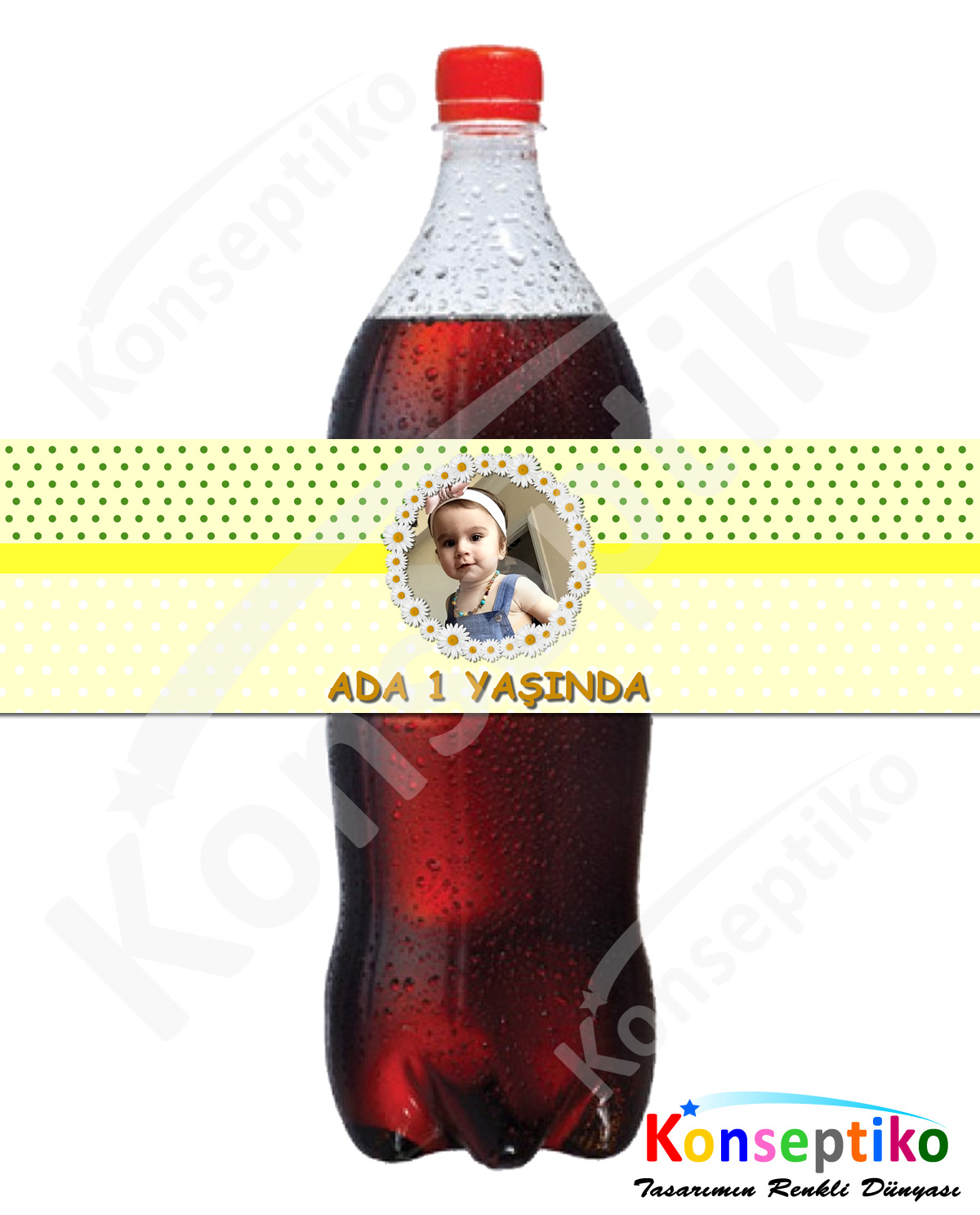 Papatya - İçecek Etiketi