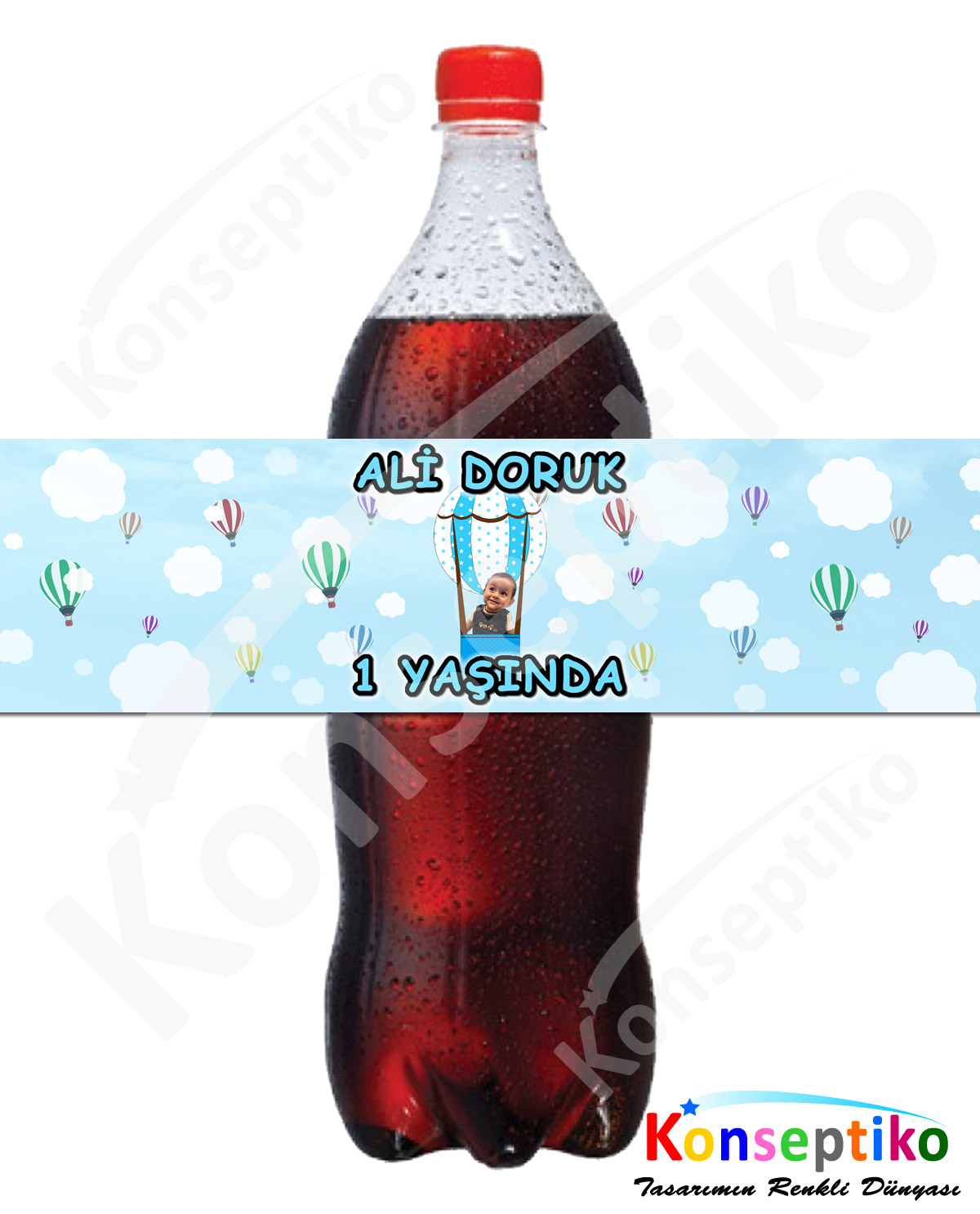 Uçan Balon - İçecek Etiketi