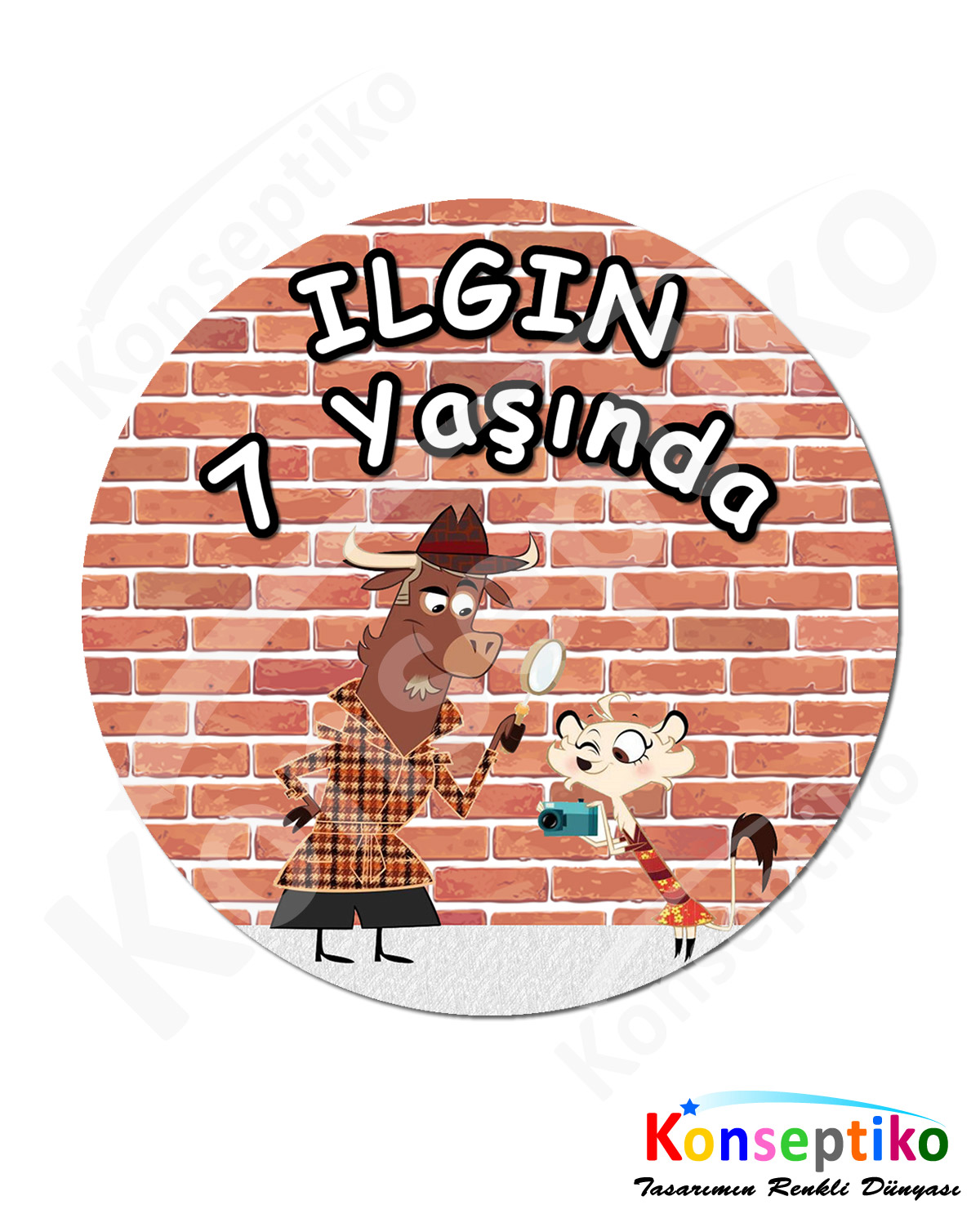 Sherlock Yack - Yuvarlak Etiket 40'lı