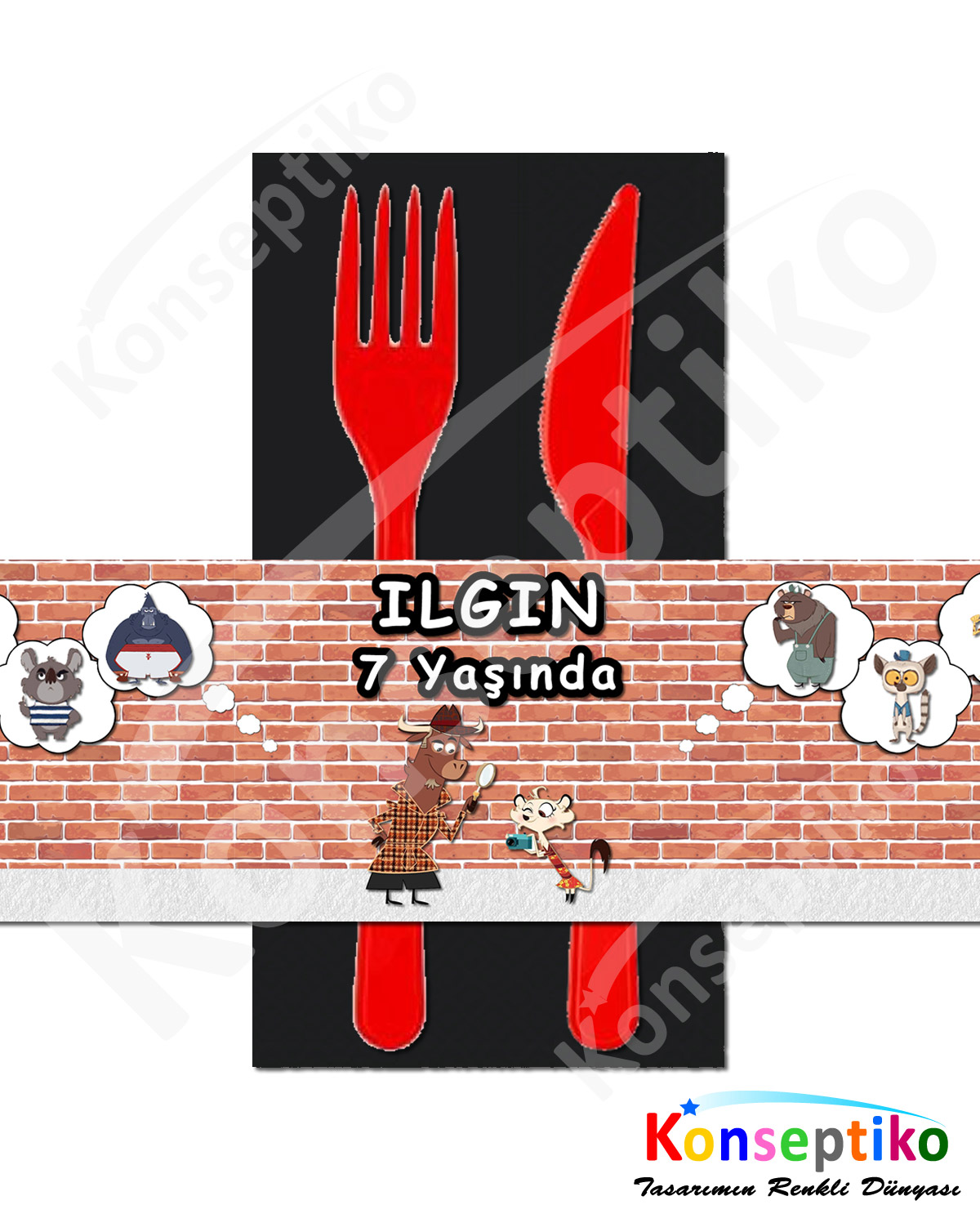 Sherlock Yack - Peçete Sargısı