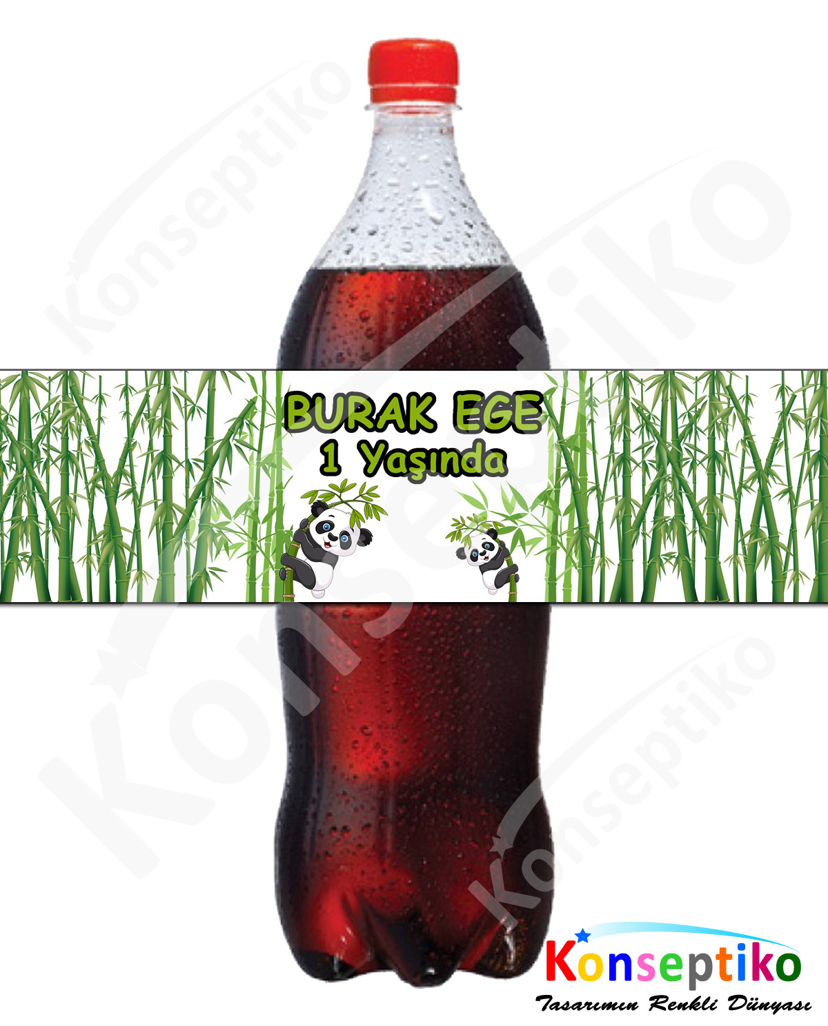 Panda - İçecek Etiketi
