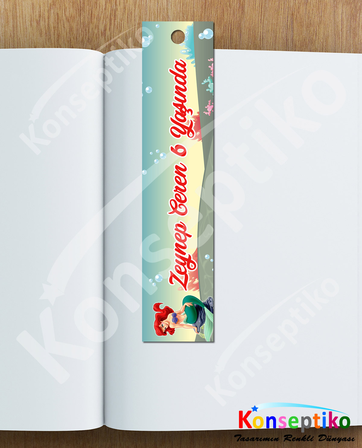 Deniz Kızı Ariel - Kitap Ayracı