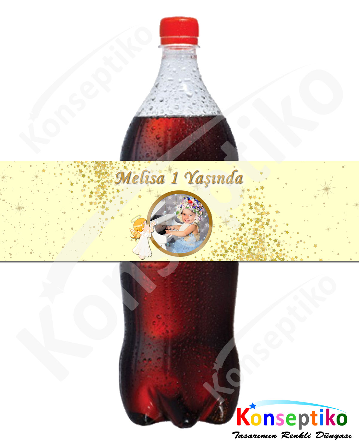 Gold Melek - İçecek Etiketi