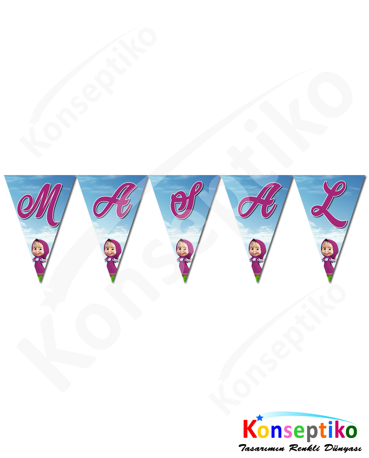 Maşa ve Koca Ayı - Harf (Banner)