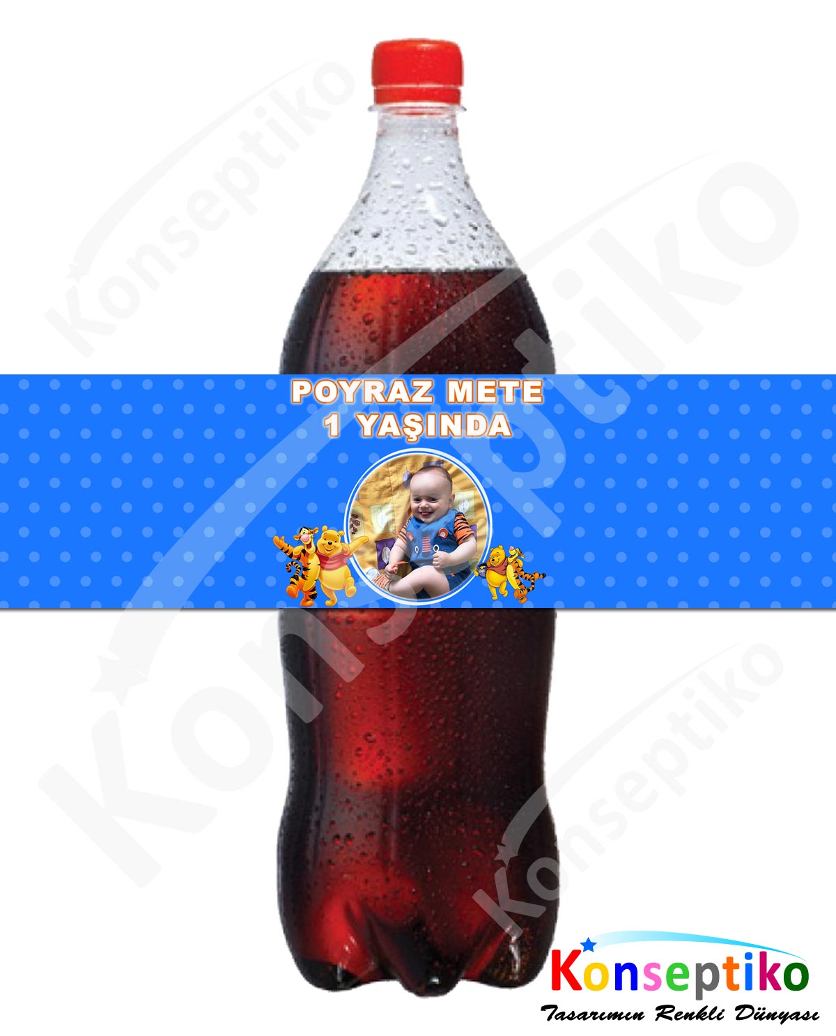 Winnie The Pooh - İçecek Etiketi