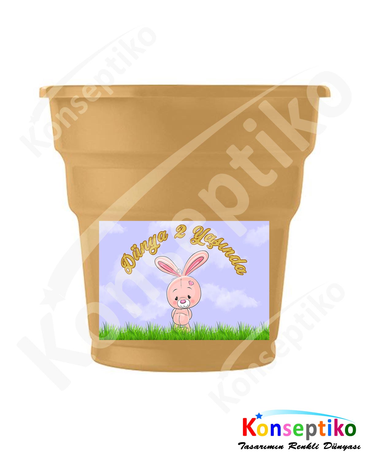 Tavşan - Bardak Etiketi 20'li