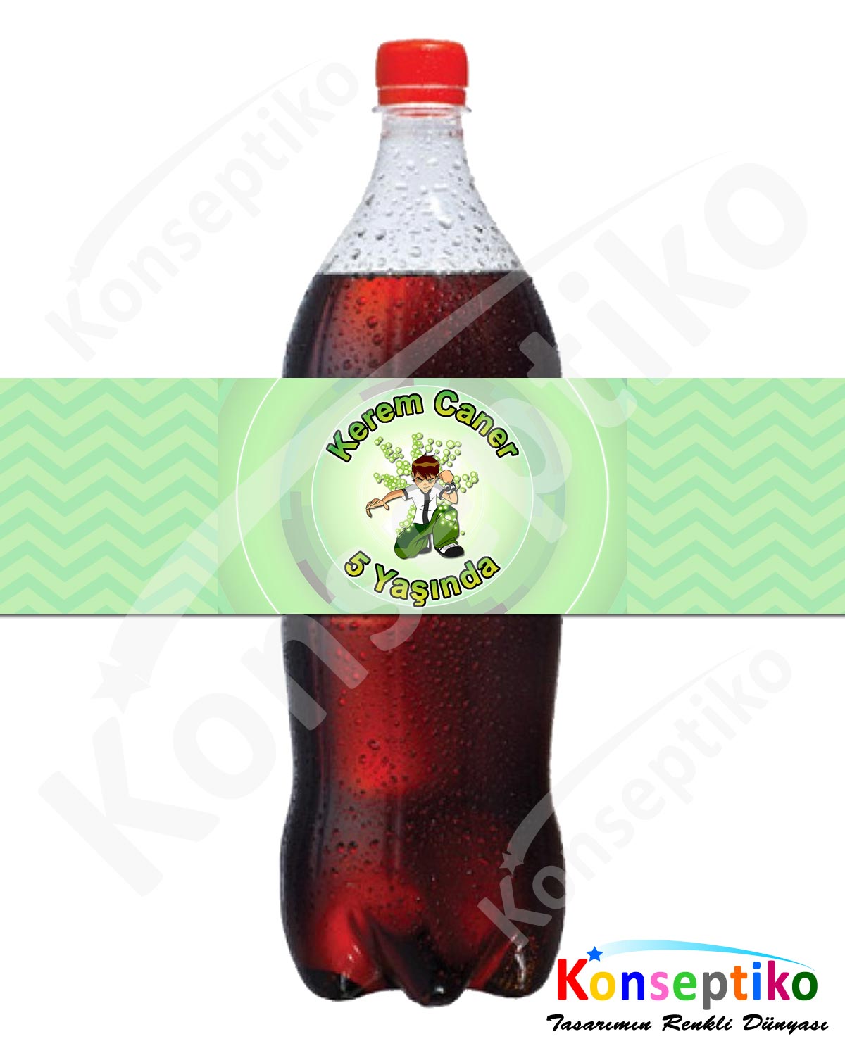 Ben 10 - İçecek Etiketi