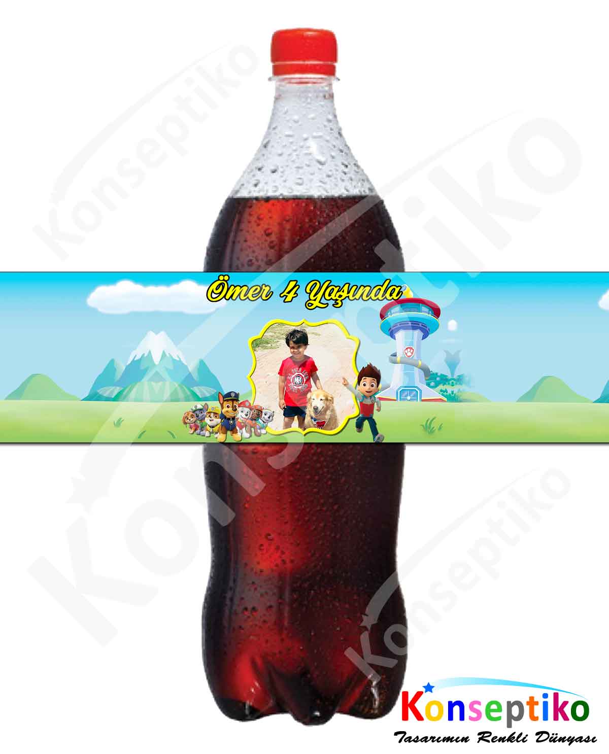 Paw Patrol - İçecek Etiketi