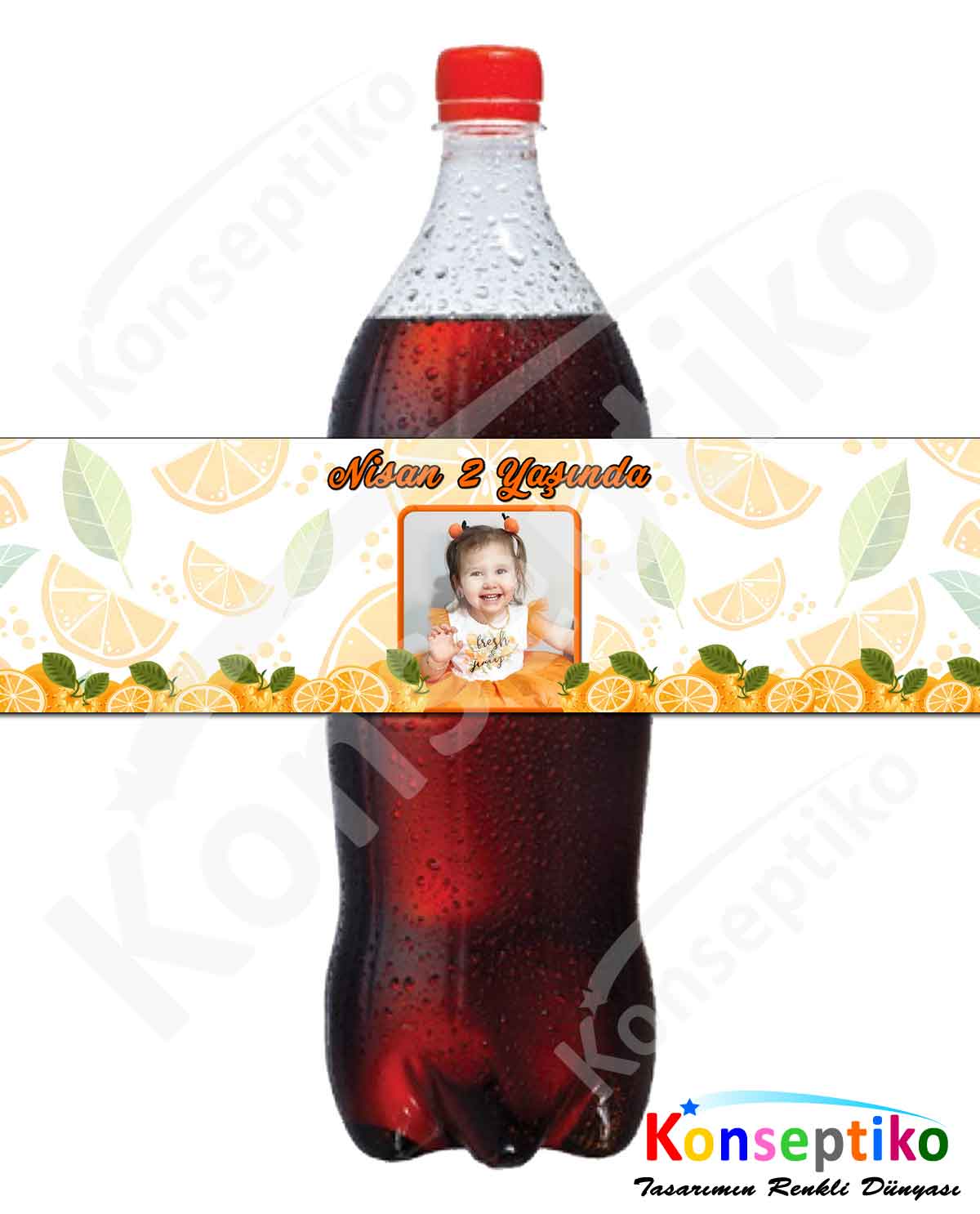 Portakal - İçecek Etiketi