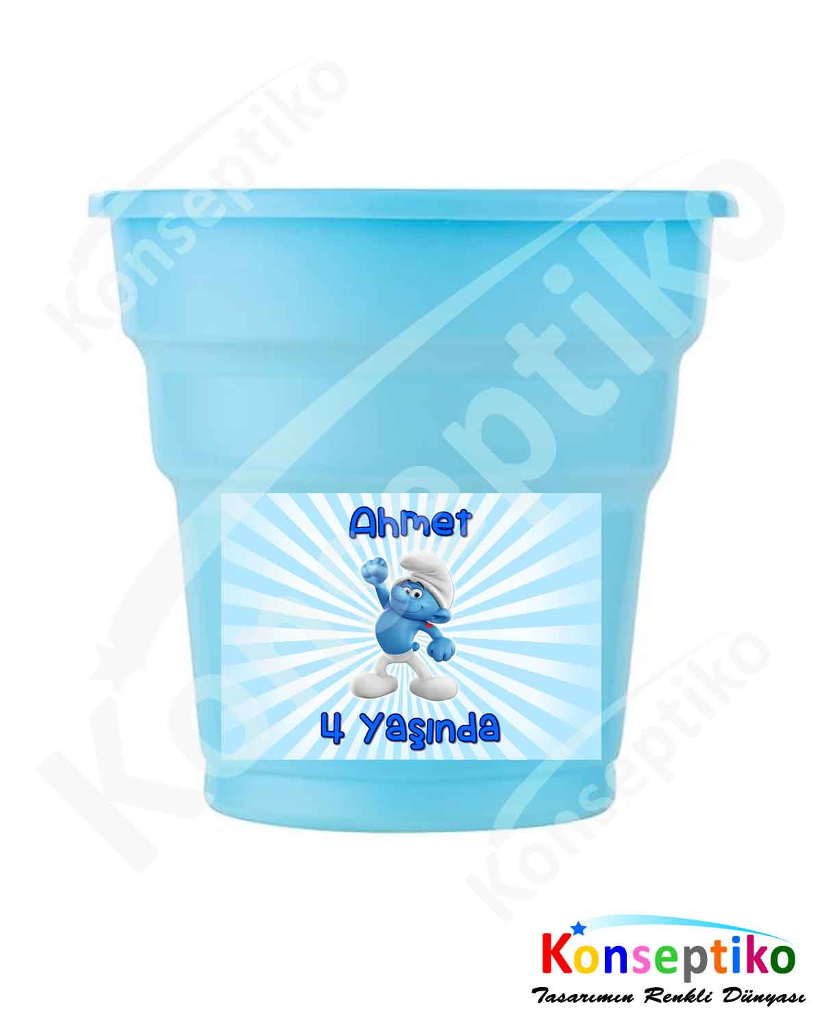 Şirinler - Bardak Etiketi 20'li