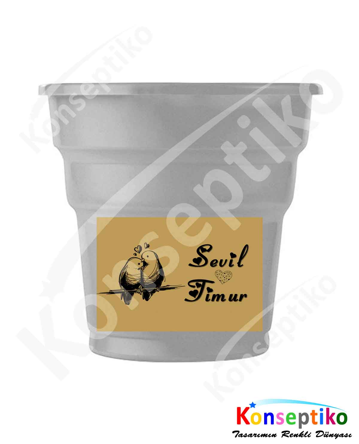 Kraft Kumrular - Bardak Etiketi 20'li