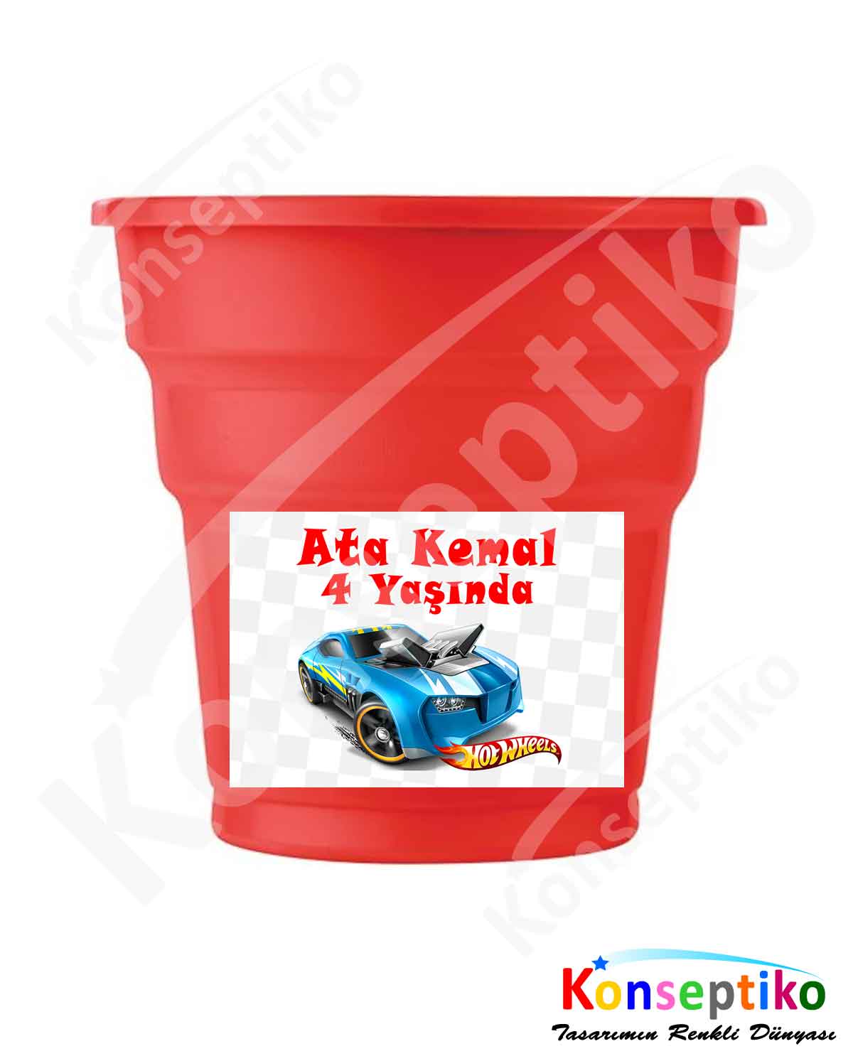 Hot Wheels - Bardak Etiketi 20'li