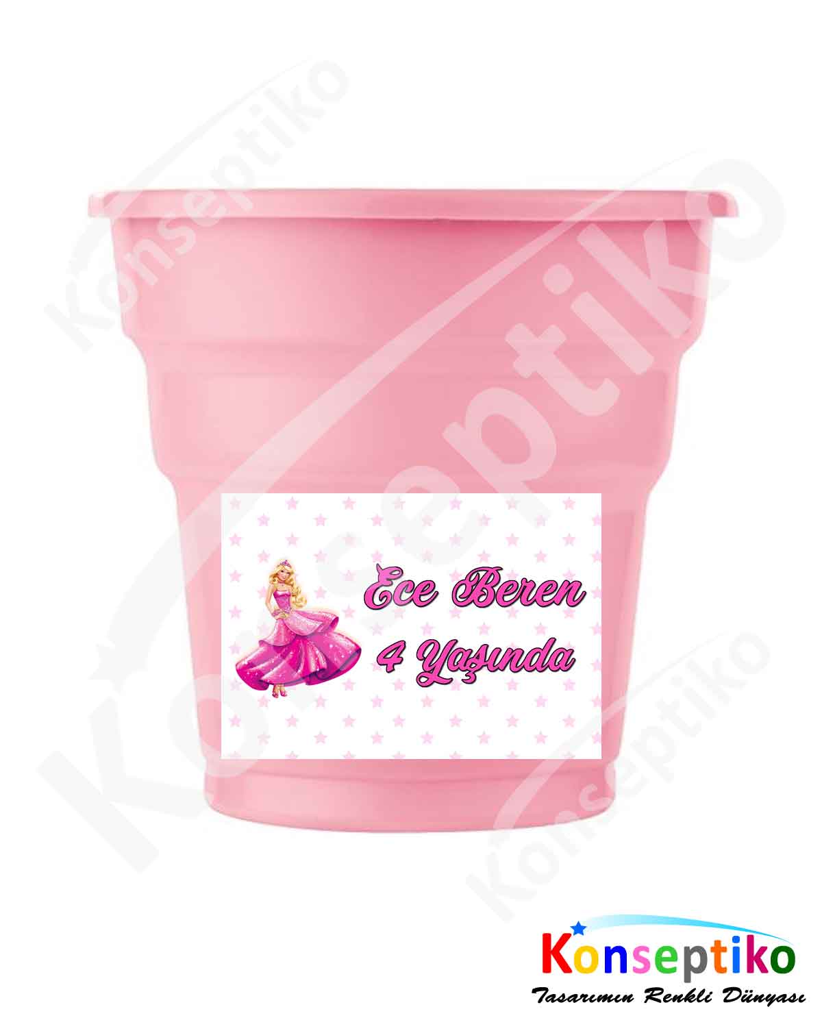 Barbie 2 - Bardak Etiketi 20'li