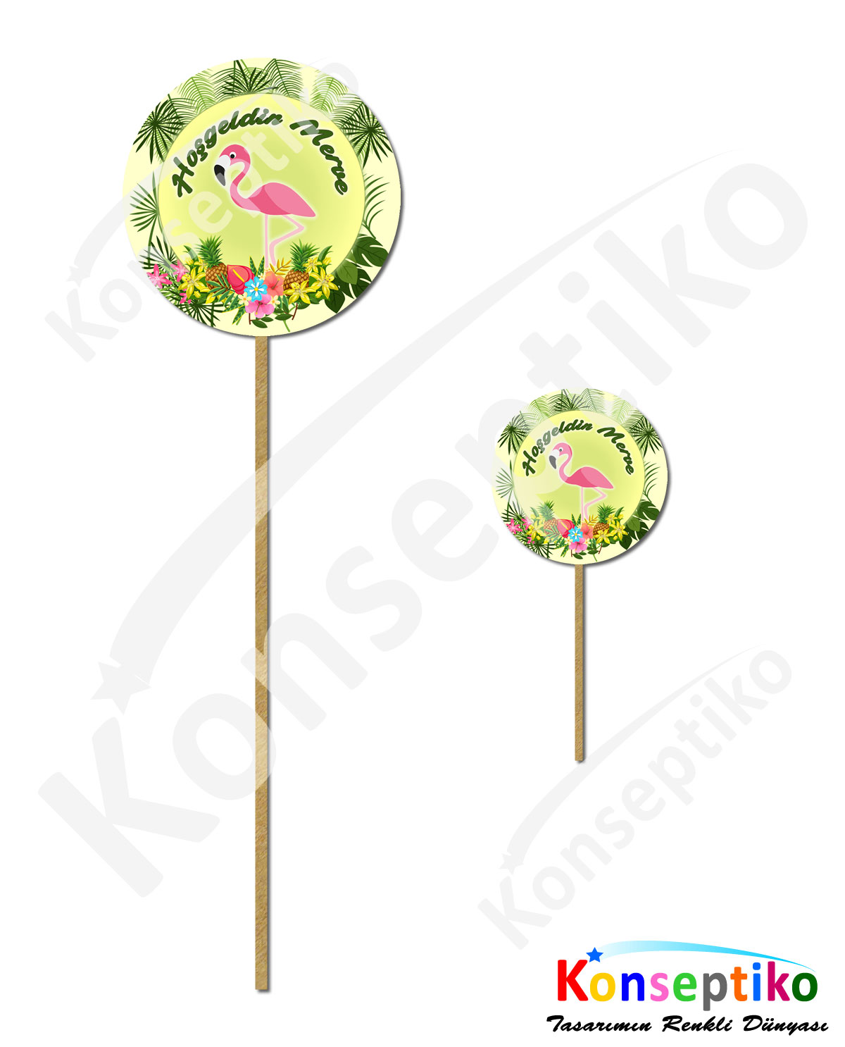 Flamingo - Kürdan Süs 20'li2