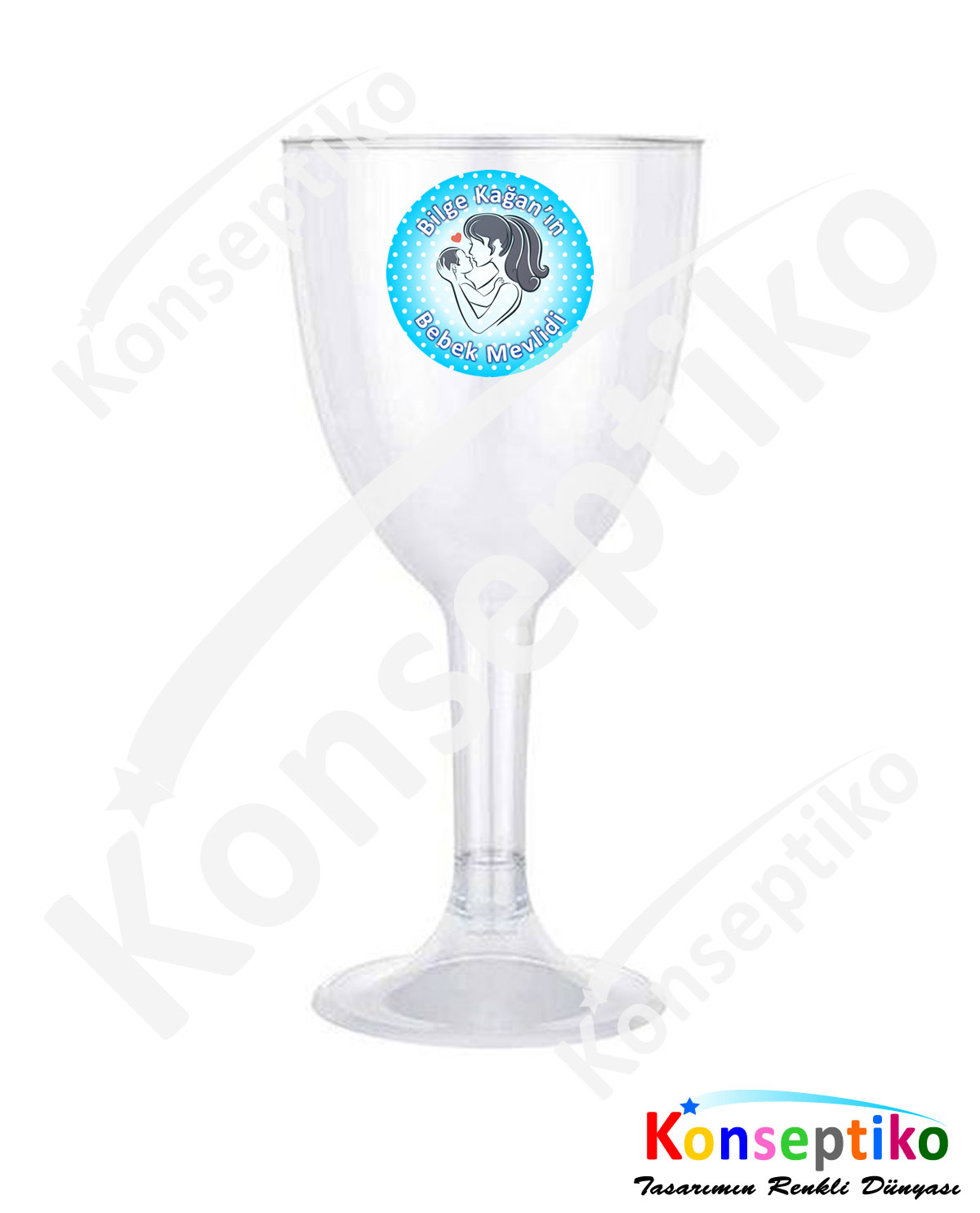 Anne & Bebek - Bardak Etiketi 20'li2