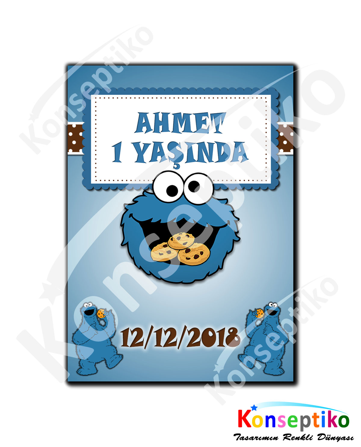 Kurabiye Canavarı - İnce Magnet