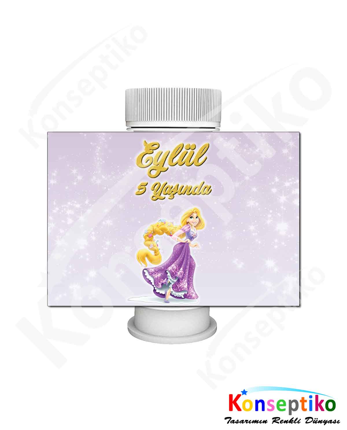 Rapunzel - Baloncuk Etiketi
