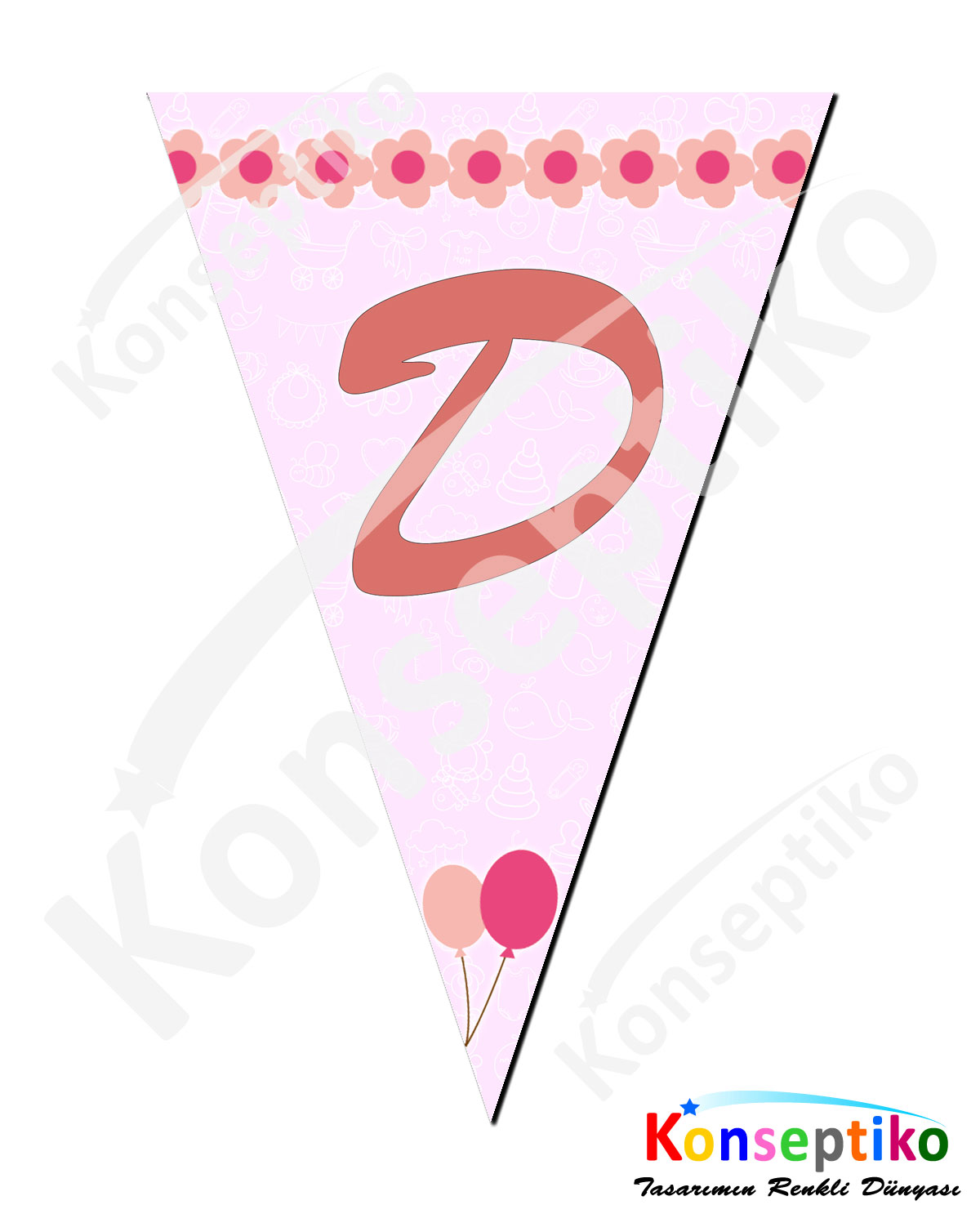 Pink Baby Shower - Harf (Banner)4